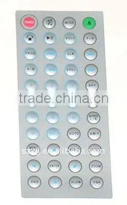 44 Key DVD Electronic Controller Membrane Switches