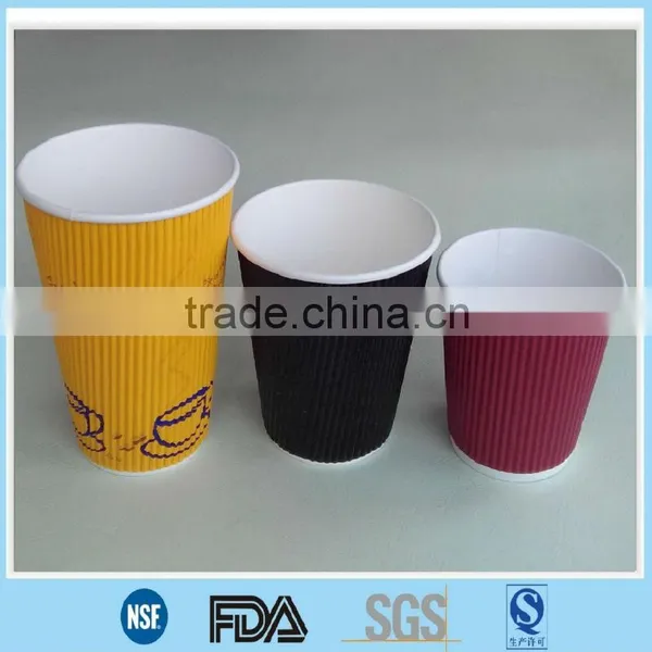 Ripple Wall Paper Cup,Paper Bowl,Salad Bowl Salad Cup