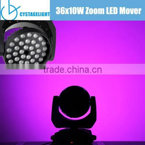 36x10w LED Zoom Wash Moving Head Light photo-6