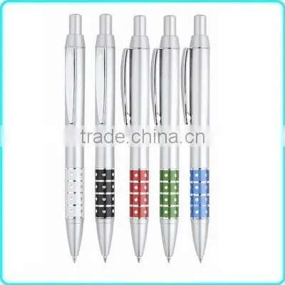 Blue Metal Crystal Ballpen Press Pen With Logo for Promotion photo-2
