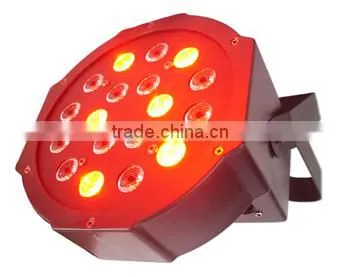New Wholesale Pro 18pcs 1W RGBW (4in1) Mini Flat LED Par Light photo-6