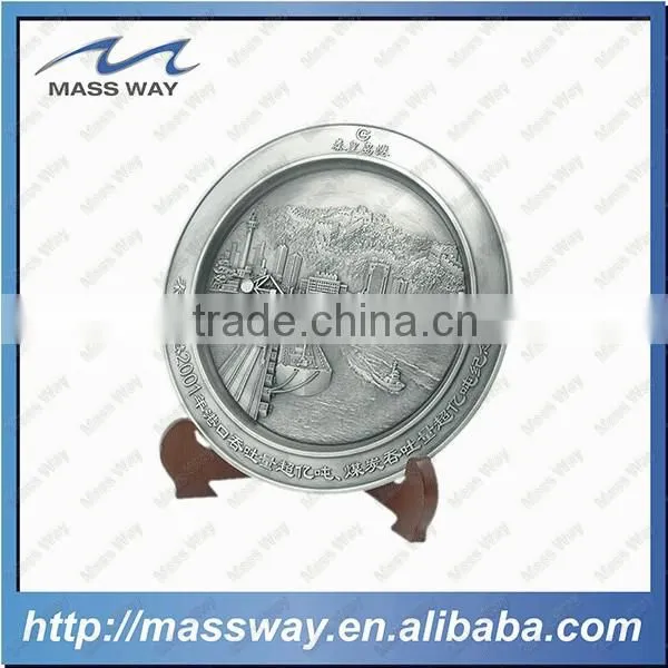 Custommized Souvenir 3D Metal Engraved Commemorative Plates photo-2