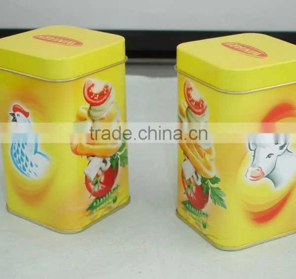 Rectangular Tin Box Food Tin Box
