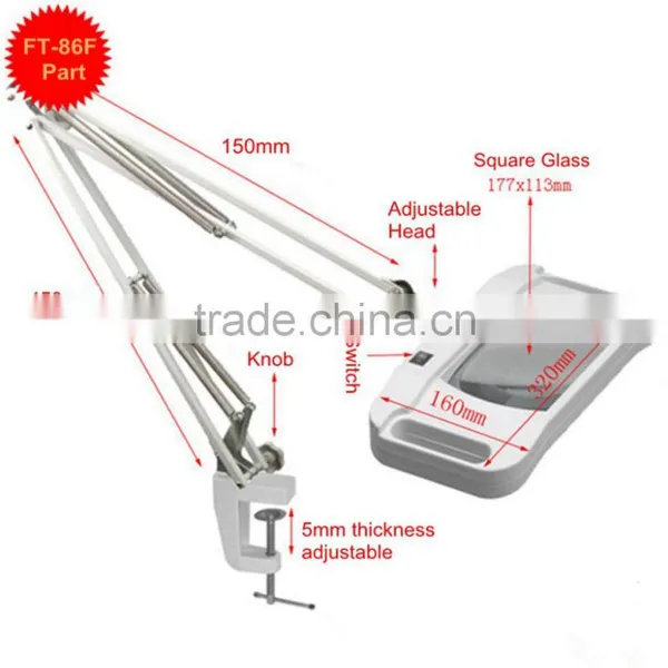 FT-86F Standing Magnifying Lamp/Magnifying Glass photo-3