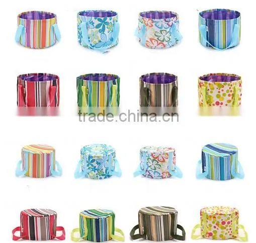 Foldable Wash Basin With Portable Carry Pouch Outdoor Water Bag Wash Bucket photo-3