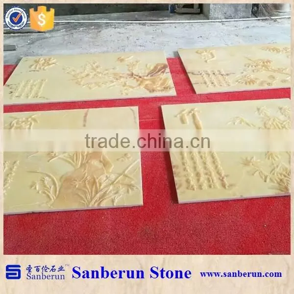Wallpaper Cladding Panels, Yellow Onyx Wall photo-2