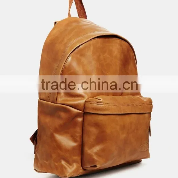 Tan Color Cross Body Leather Bag photo-2