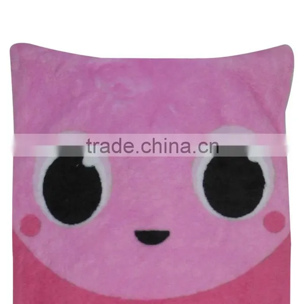 Long PVC Hot Water Bottle With Cute Cover Green 2000ml Anti-scald photo-3