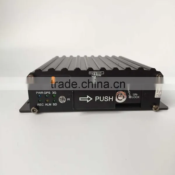 3G DVR With Sim Card 4CH Mobile DVR With GPS Tracker for Bus/ Truck / Taxi Vehicle DVR Remote photo-2