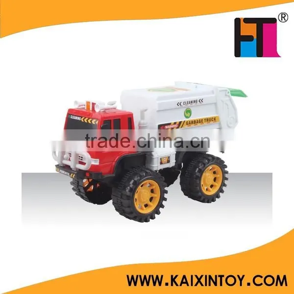 Friction Toy Vehicle Garbage Truck Toy for Kid Promotion Toy