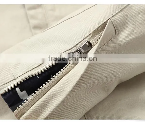 Wholesale Washing Faded Long Fashion Heavy Cotton Winter Jacket For Men High Quality Man Jacket photo-3