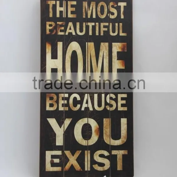 Home Decoration Wooden Plaque Painting photo-5