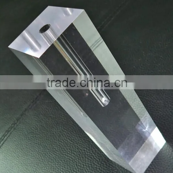 Transparent Acrylic Cube With Hole Good Polishing photo-2