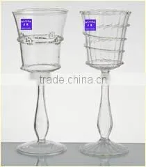 Glass Stemmed Goblet