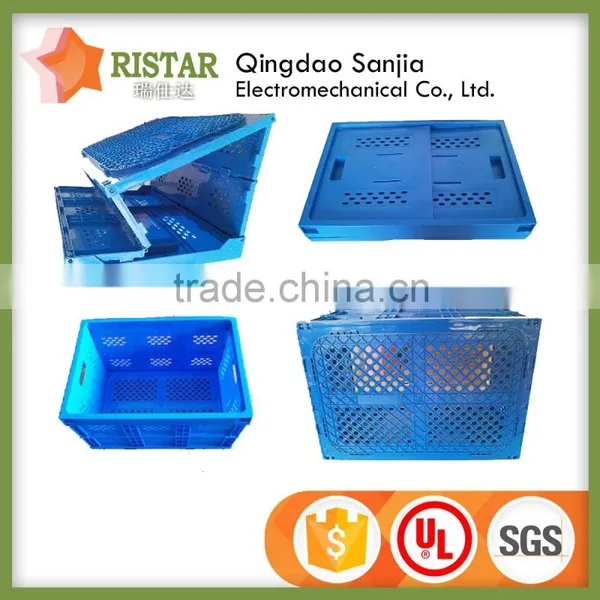 Collapsible Plastic Storage Crate Folding Crate Folding Fruit Crate