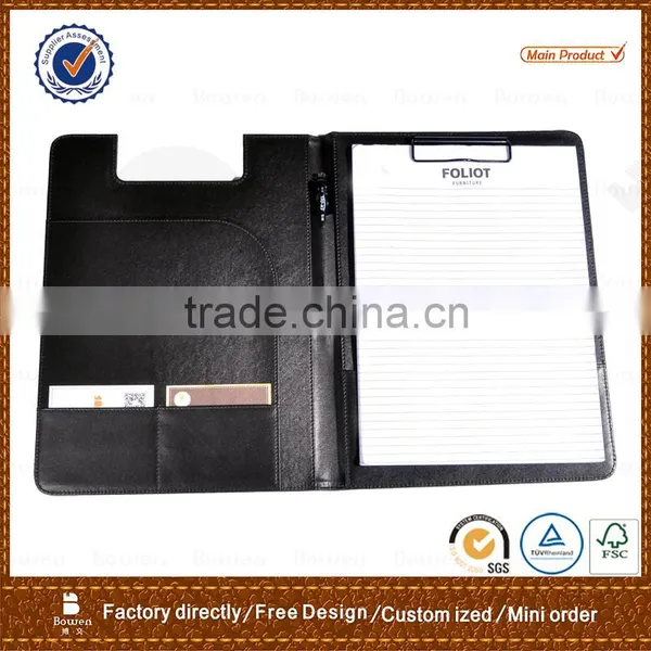 A4 pu Custom Restaurant Leather Menu Cover photo-2