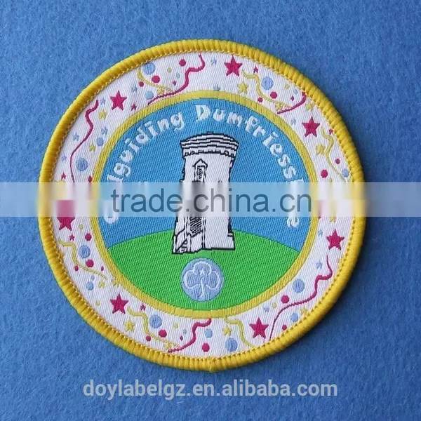 China Wholesale Nice Quality Low MOQ Customized Woven Patch for Clothing photo-3