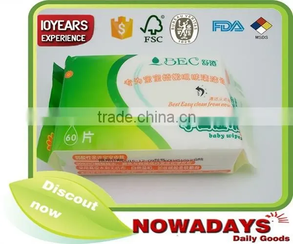 Hotsell Baby Product Alcohol Free Baby Cleaning Wet Tissue photo-3