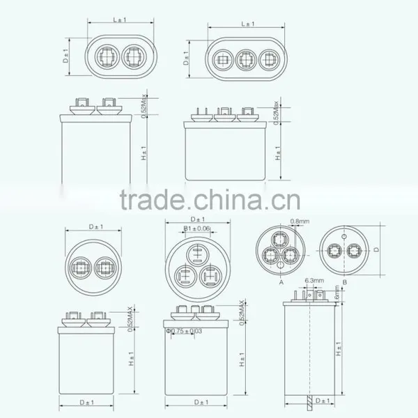 Cbb65 60uf 250v Motor Starting Capacitor photo-6