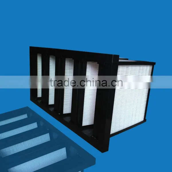 Cleanroom Plastic Frame V Bank Air Filter / V Bank Hepa Filter photo-3