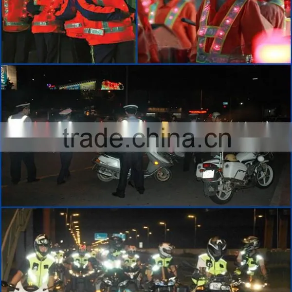 2016 Hot Selling LED Fluorescent Refletive Clothing For Road Safety At Night photo-6