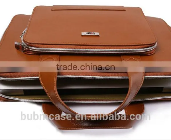 BUBM 2016 Warterproof Laptop Case Coffee Color Sleeve Bag For 11 12 13 15 Inch photo-5