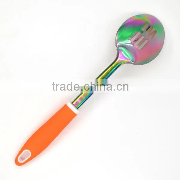Non-stick TPR Handle Latest Popular Titanize Kitchen Buffet Soup Server photo-2