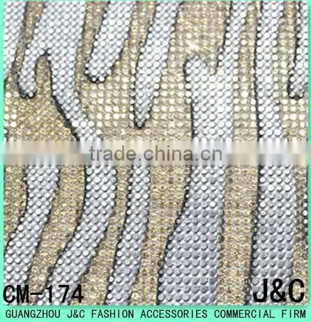 24 * 40cm Hot Fix Rhinestone Mesh