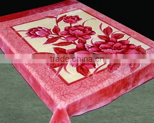 100% Polyester Wholesale Thermal Protection Container Home Mink China Supplier Double Layer Mink Blanket photo-4