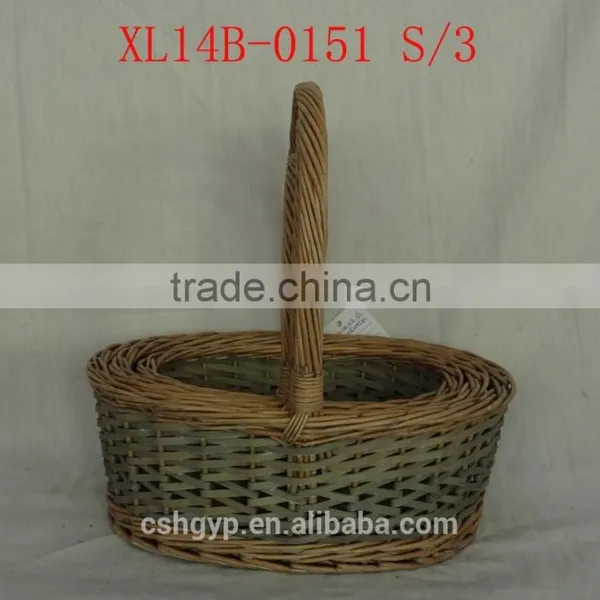 Grey Willow Basket