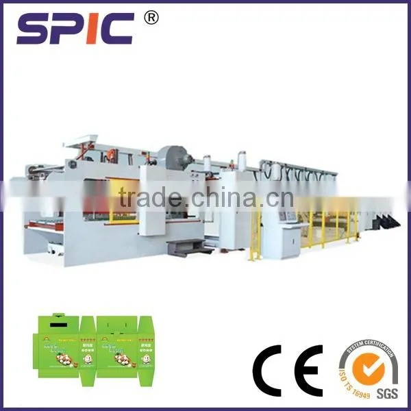 Automatic Carton Printing Machine With Inline Folder Gluer