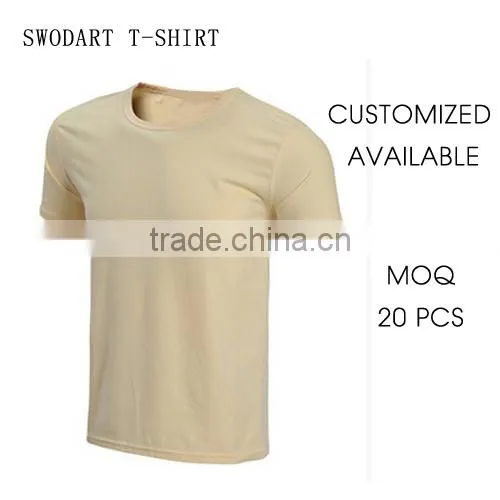 2016 Customized Design Chinese Factory Sports Shirt Wholesale T-shirts Low MOQ t Shirts Sports Shirt Fashion Style T-shirt