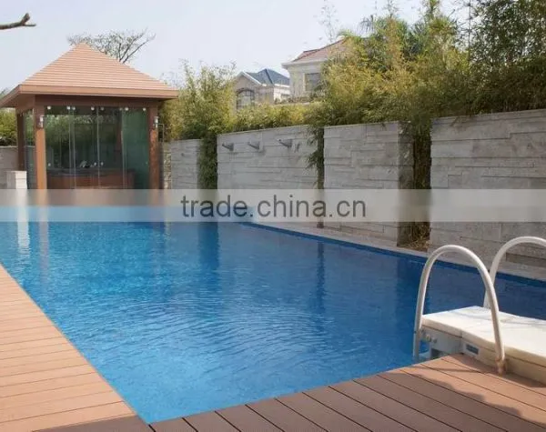 Outdoor Engineered Flooring Type and Wood-Plastic Composite Flooring Technics Swimming Pool Decks photo-6