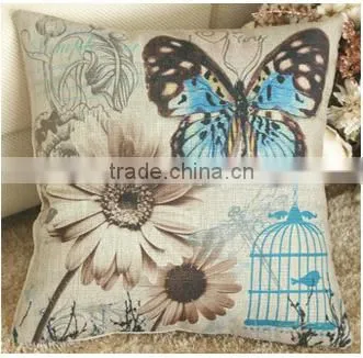 Make-to-Order Supply Type and 100% Cotton Material Cotton Print Fabric Ready Made Pillow Cover photo-4