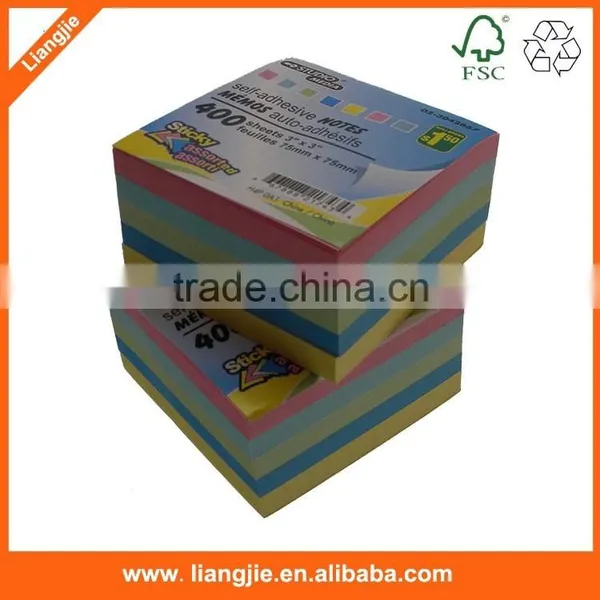 Manufacturer Custom Neon Paper Sticky Note Pad,self-adhesive Note Pad photo-2