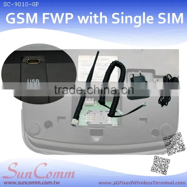 SC-9010-GP Hands-free and Redial GSM Fixed Wireless Phone With Single SIM Yagi Antenna Support photo-5