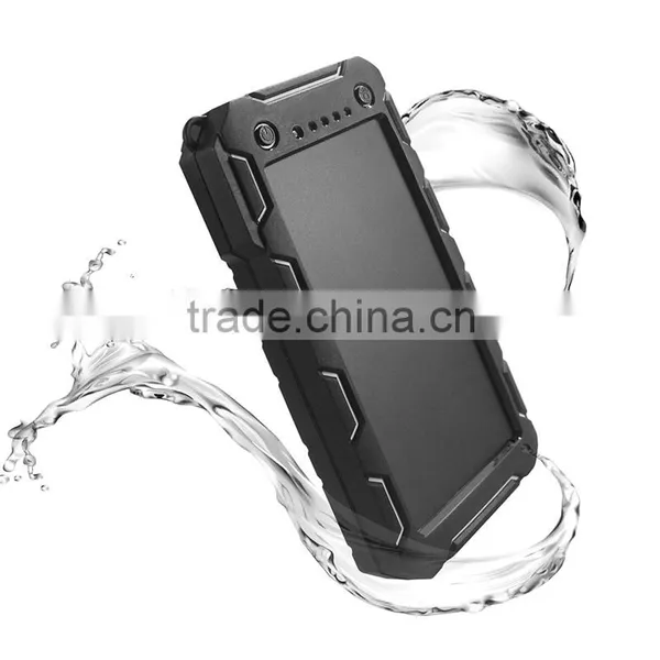 Waterproof 15000mah Universal Solar Power Bank Cell Phone Charger 5v 2a for Laptop photo-4