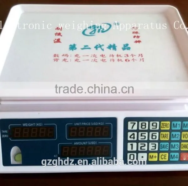 3kg 6kg 15kg 30kg 40kg Fruit Vegetable Weighing Scale China Factory Supplier photo-2