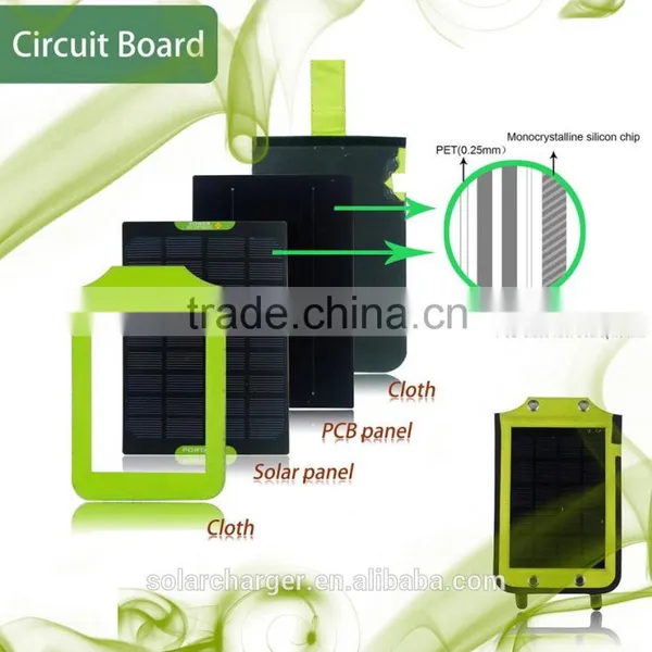 5W Multifiuncational Solar Mobile Charger With Good Quality photo-3
