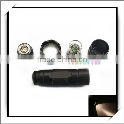 WF-502B 3.7V Aluminum Xenon Flashlight Black photo-2