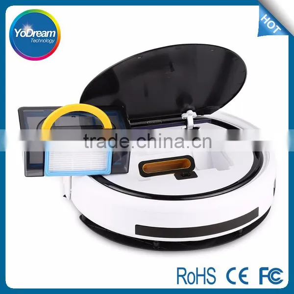2016 Dropshipper Factory Sell Cleaning Robot Industry Robot Vacuum Cleaner With Mop uv Light Recharging photo-3