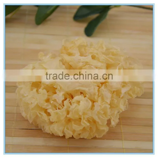 Dried Semi-transparent Tremella Fuciformis White Jelly Fungus
