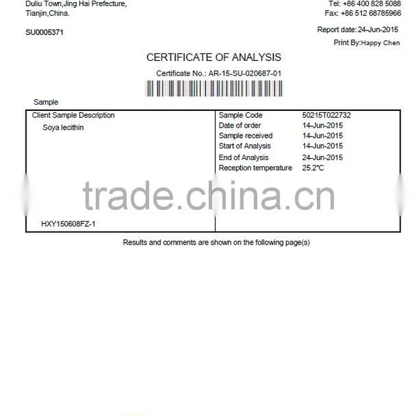 1sp Cake Food Additive Emulsifier Factory Soy Soya Soyabean Lecithin photo-3