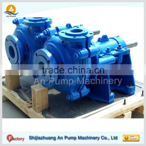 Natural Rubber Impeller Lined Anti Acid Slurry Pump for Industry photo-3