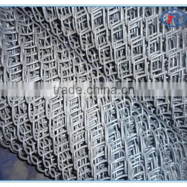 China Supplier Cheap Galvanized and PVC Coated Diamond Mesh Decorative Chain Wire Chain Link Fence photo-4