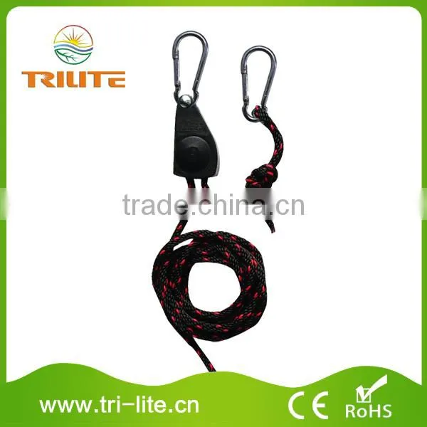 Grow Light Adjustable 1/4" Rope Ratchet Light Rope Ratchet