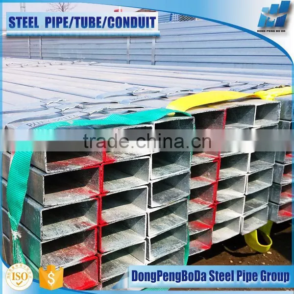 100*150*5.5 Hot Dipped Galvanized Erw Pipe photo-2