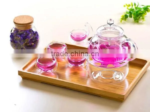 Newest Glass Teapot With Mug Antique Glass Teapot With Plunger photo-3