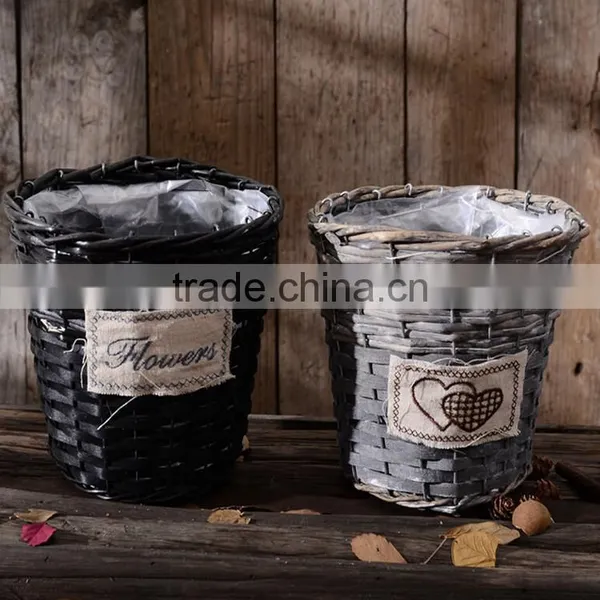 Wholesale Antique Wooden Flowerpot photo-5