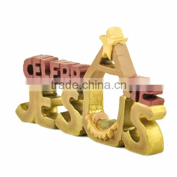 Custom Religious Nativity Jesus Letters Decoration Gifts photo-4